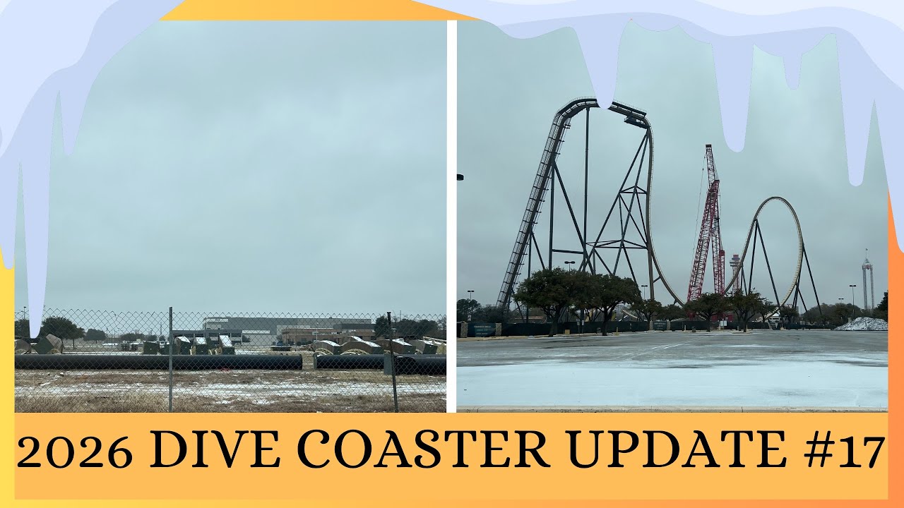 ❄️  TORMENTA SNOW UPDATE #17 - Six Flags Over Texas ❄️ 