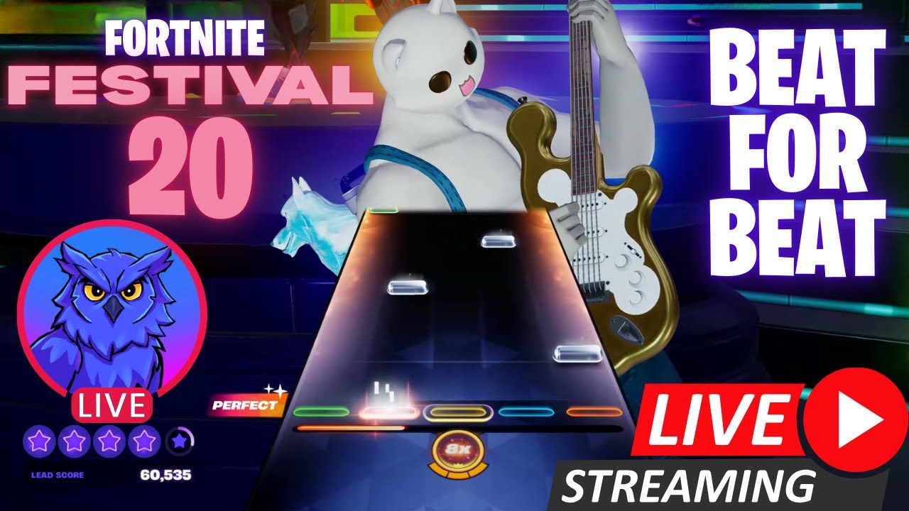 Beat For Beat 🎶 😸🎸 #fortnite #fortnitefestival #gaming #livestream