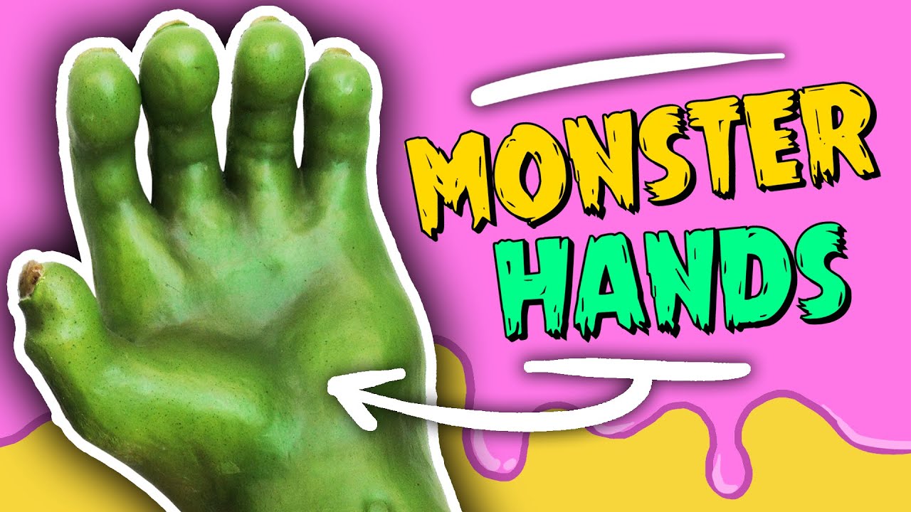 CÓMO 𝐏𝐈𝐍𝐓𝐀𝐑 𝐋𝐀́𝐓𝐄𝐗 🎨 Tutorial manos de monstruo 🙌 | 🎃 HALLOWEEN 🎃