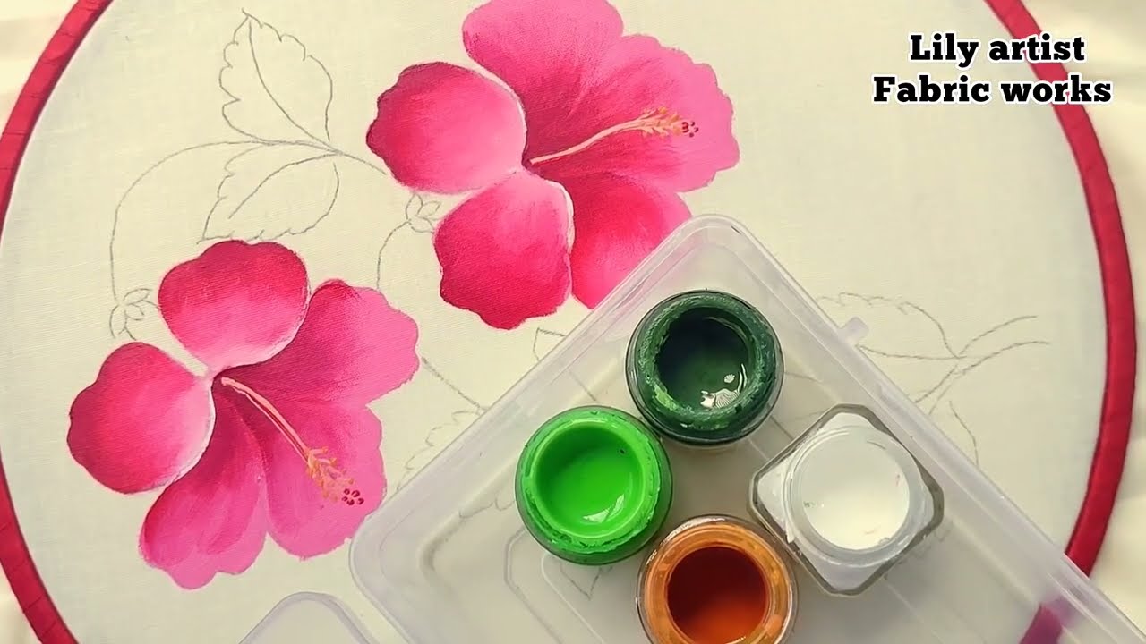 HIBISCUS Painting| New painting tutorial of Hibiscus flower with step by step explanation