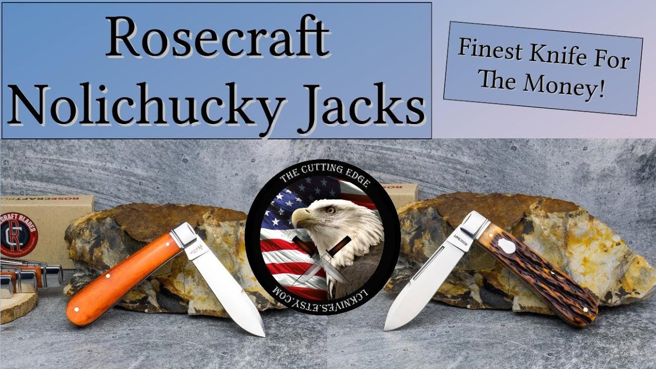 Rosecraft Nolichucky Jacks: Burbon Bone & Dapper Jigged Bone