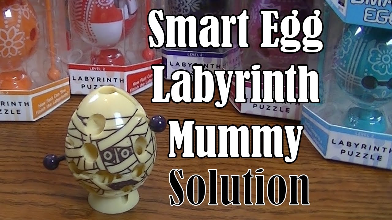 Mummy Smart Egg Labyrinth Puzzle