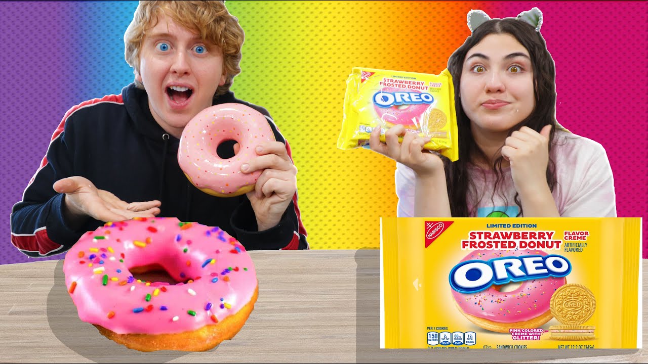 ЧЕЛЛЕНДЖ OREO VS НАСТОЯЩАЯ ЕДА!