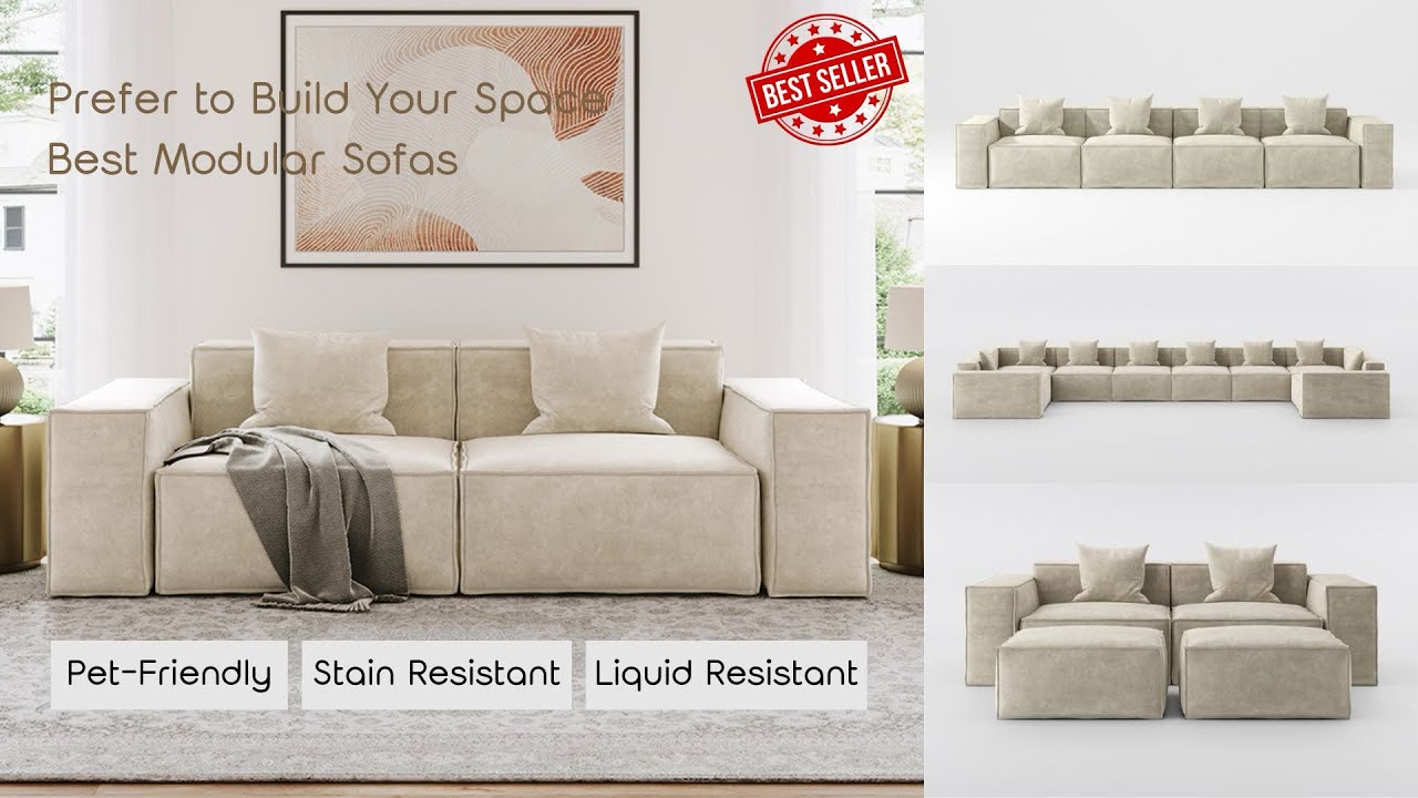 POVISON Pet-Friendly Modular Sofa