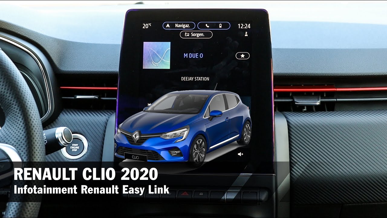 Renault Clio 2020: Sistema Infotainment Easy Link (ENG SUBS)