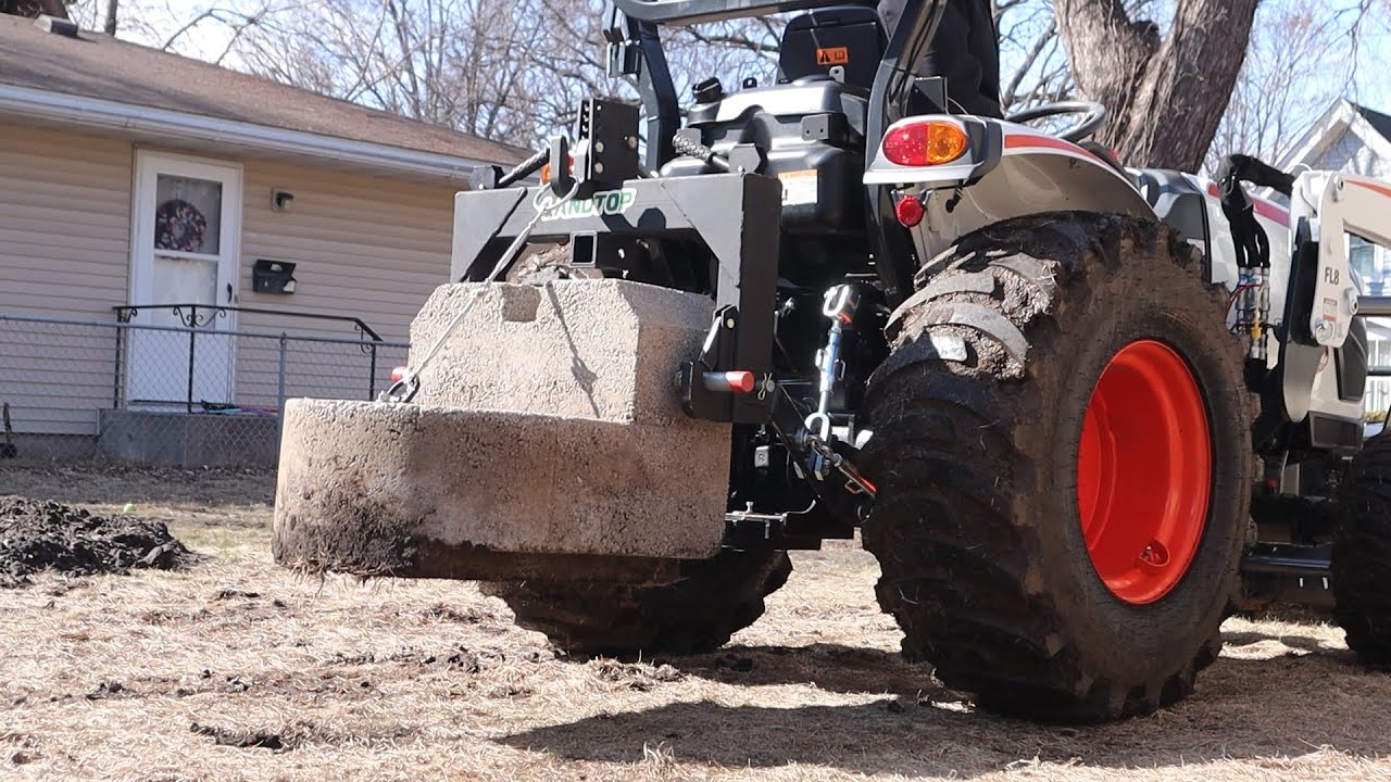 Building a Concrete Ballast Box for a Compact Tractor