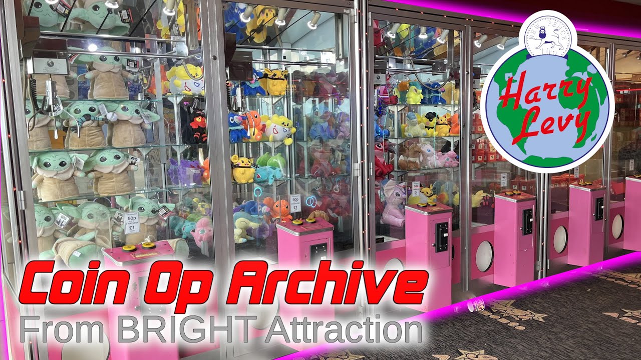 Harry Levy Lucky Crane Claw Machine Arcade Game | CoinOpArchive