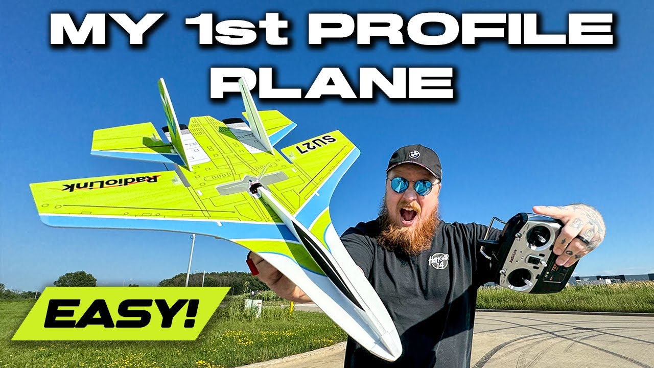 Should You Get a Profile RC Plane? | Radiolink SU-27 Maiden (WINDY!)