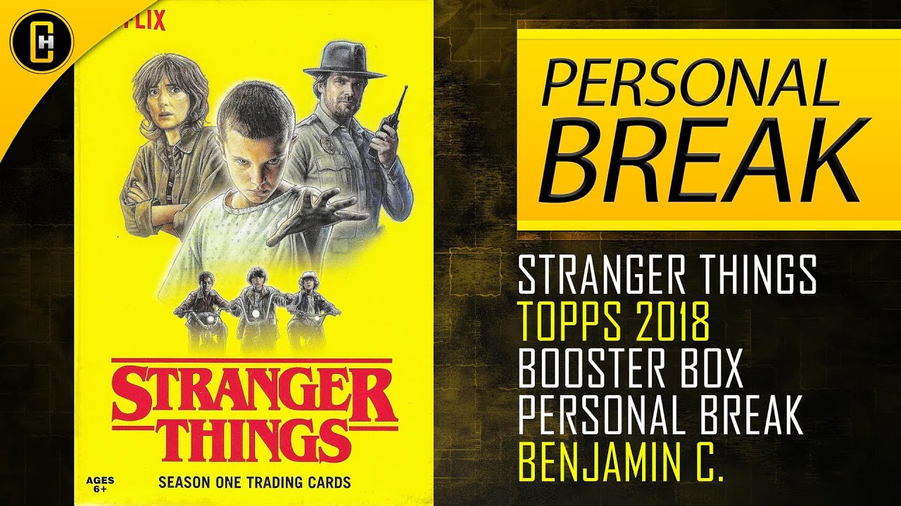 Stranger Things SEASON 1 TRADING CARDS Box Opening - Personal Break - Benjamin C.