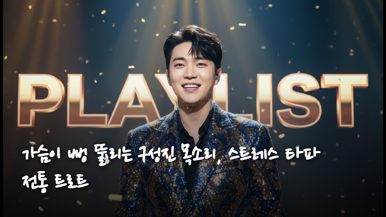 playlist 🧨 가슴이 뻥 뚫리는 구성진 목소리, 스트레스 타파 전통트로트
