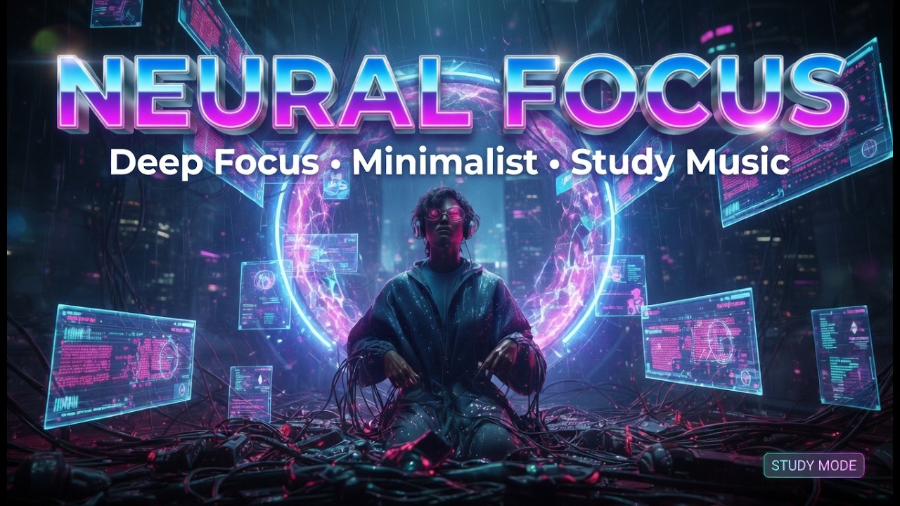 NEURAL FOCUS 🧠 2.5 Hours of Cyberpunk Music for Programming and Deep Concentration.