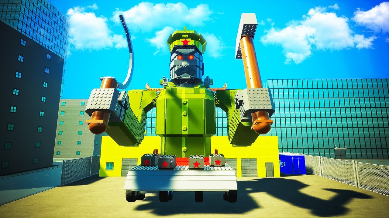 Destroying Robo Stalin | Brick Rigs (shredding, explosion )
