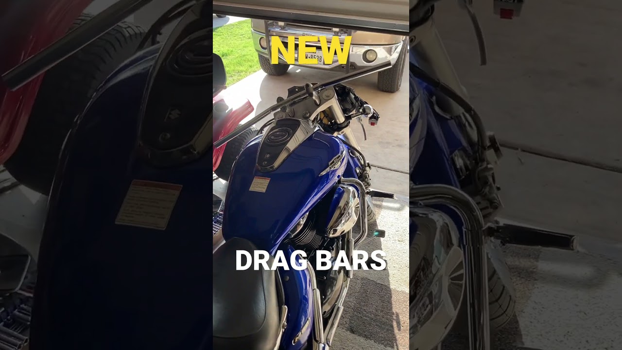 НОВЫЕ ДРЭГ-РУЛИ! 🏍️💨 #дрэг-бары #рули #мотоцикл #круизер #suzuki #boulevard #m50 #на открытом воз...