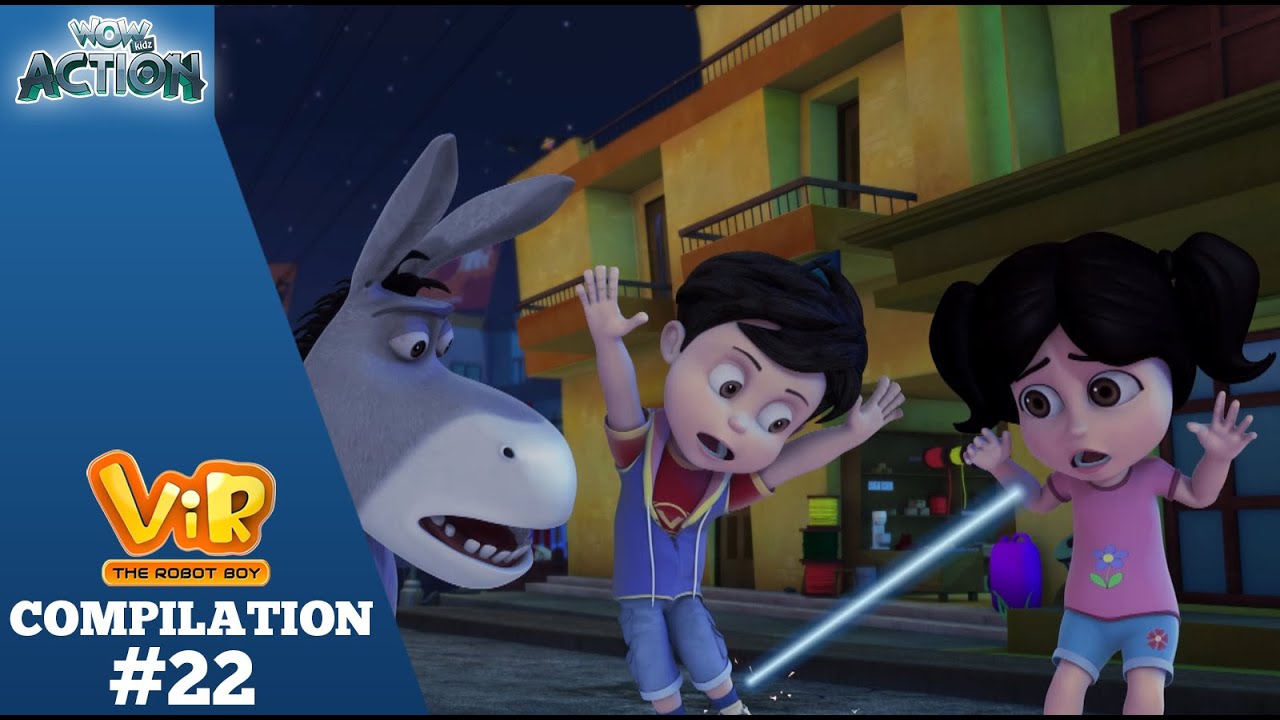 Vir The Robot Boy New Compilation | 22 | Hindi Kahani | Wow Kidz Action | #spot