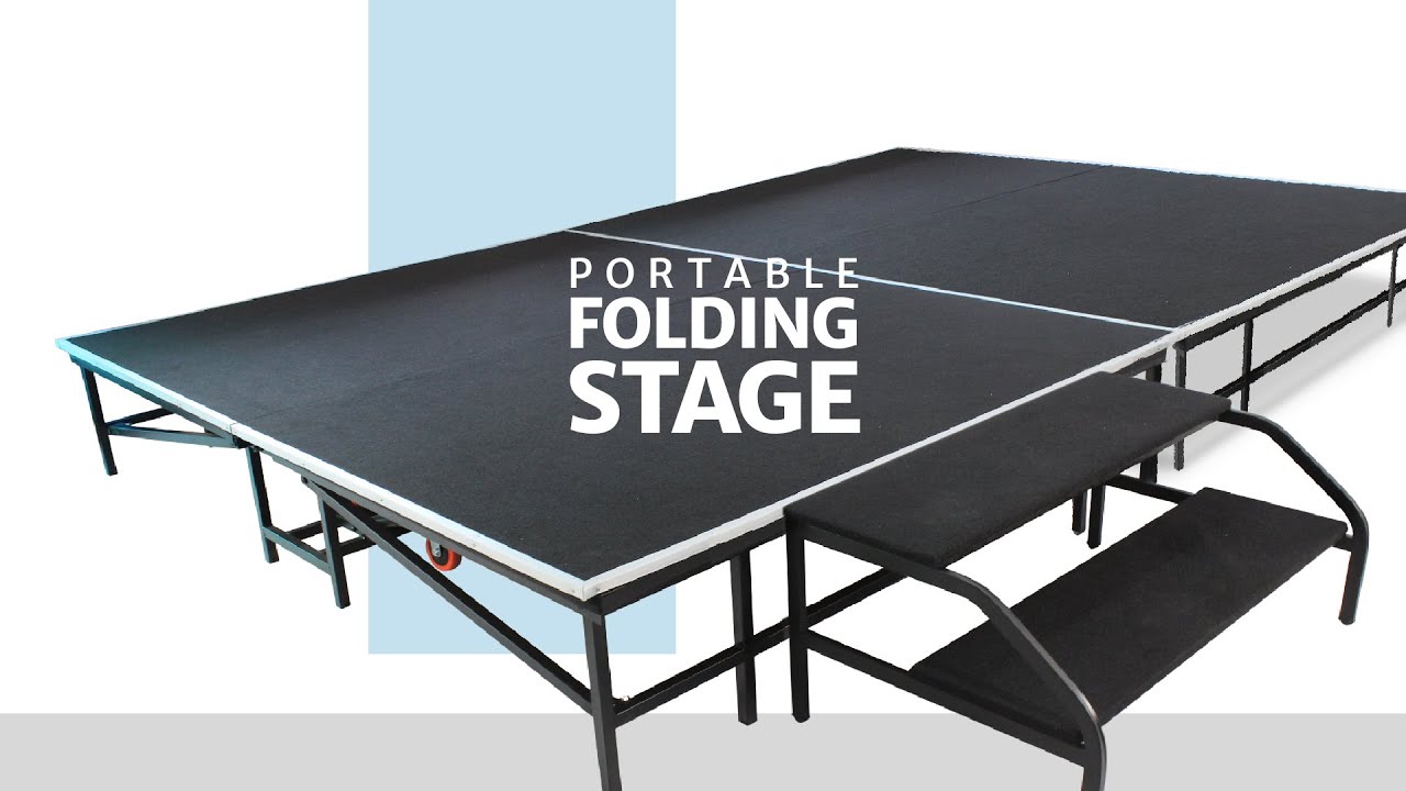 Portable Folding Stage by Multimo Furniture
