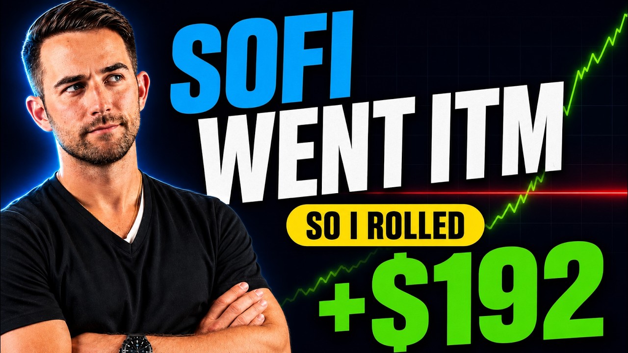 My SoFi Covered Call Went ITM &mdash; Here's Exactly How I Rolled It (+$192)