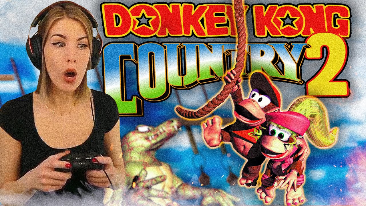 Казуальный геймер пытается пройти Donkey Kong Country 2 (любой процент)