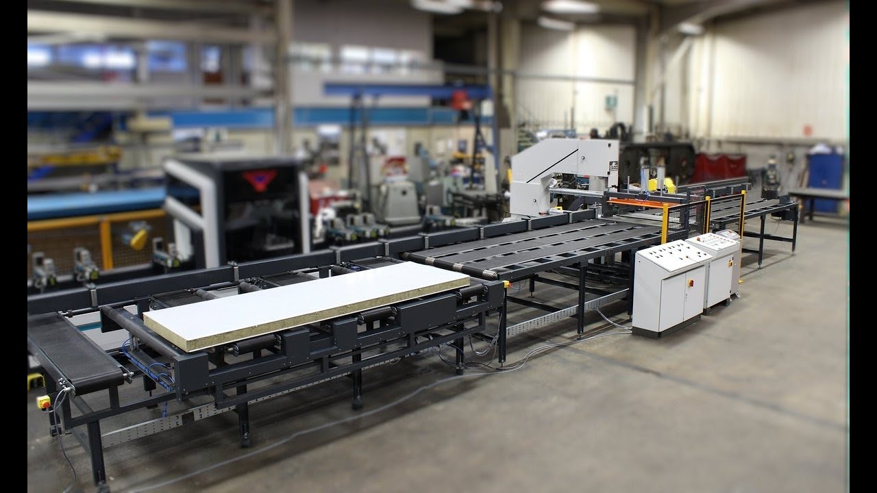 Istech Panel Saw & Prosaw material handling system for Insulated panels.