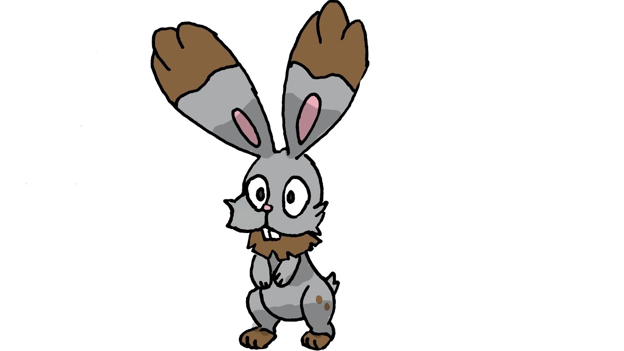 How To Draw Bunnelby (POKEMON)