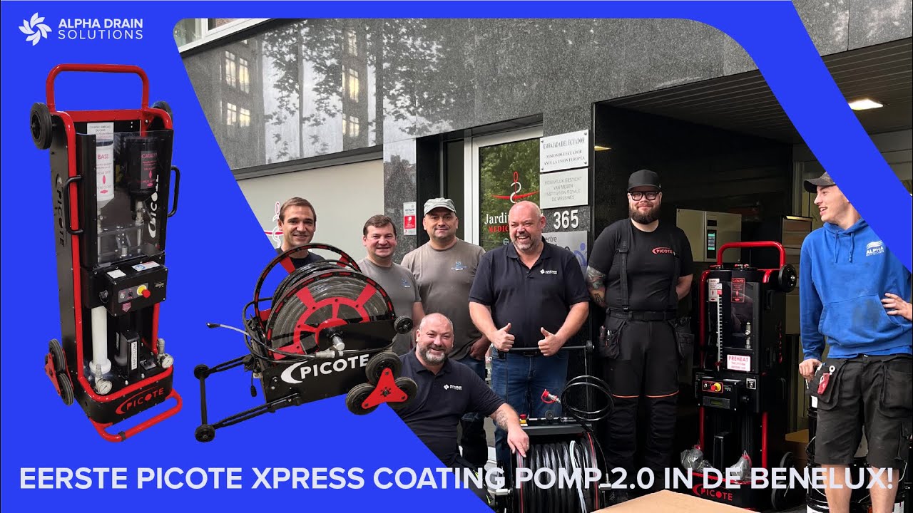 CASE STUDY – Eerste brushcoating met de Picote Xpress Coating pomp in de Benelux