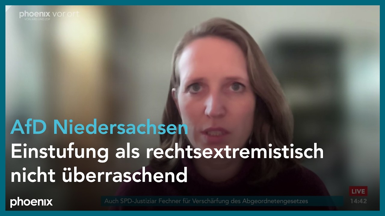Ann-Katrin Müller zur Einstufung der AfD Niedersachsen als gesichert rechtsextremistisch am 17.02.26