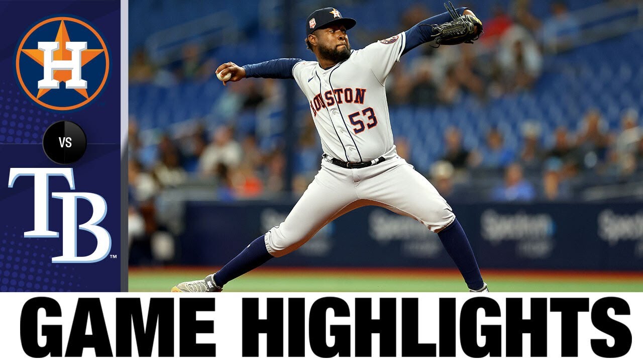 Astros vs. Rays Game Highlights (9/20/22) | MLB Highlights