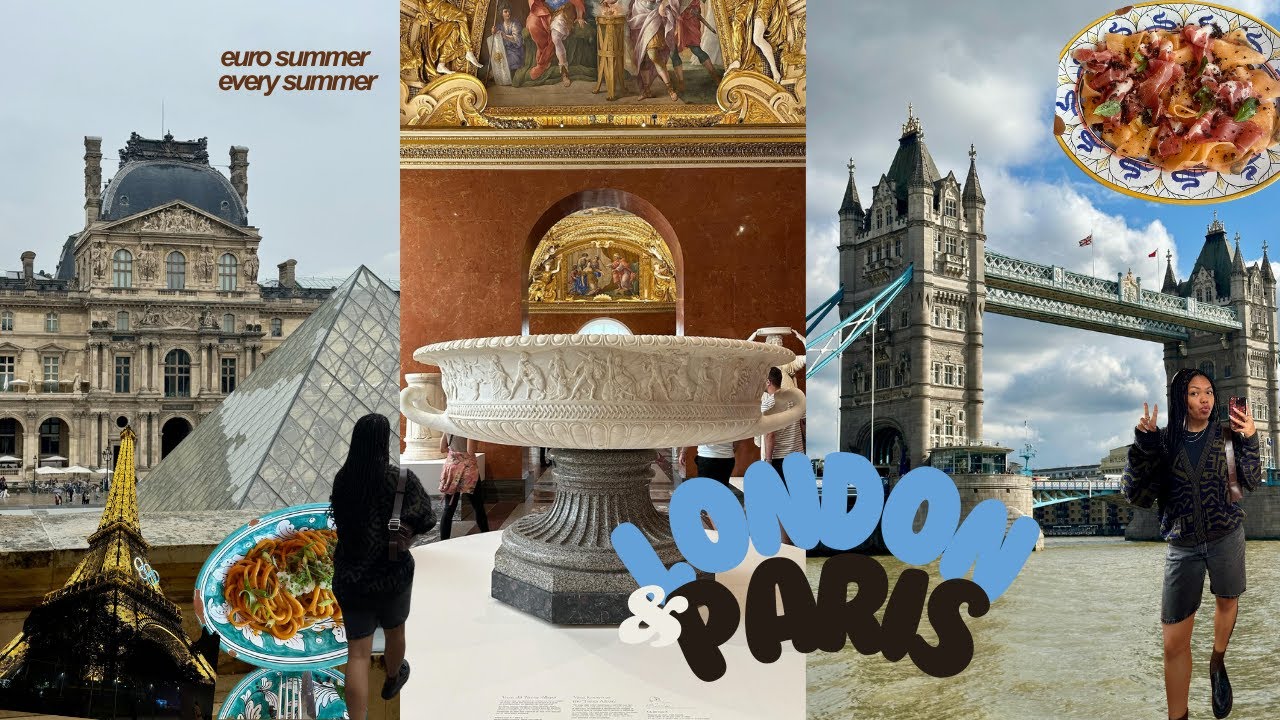 london & paris travel diaries vlog 🏰🍷🥖