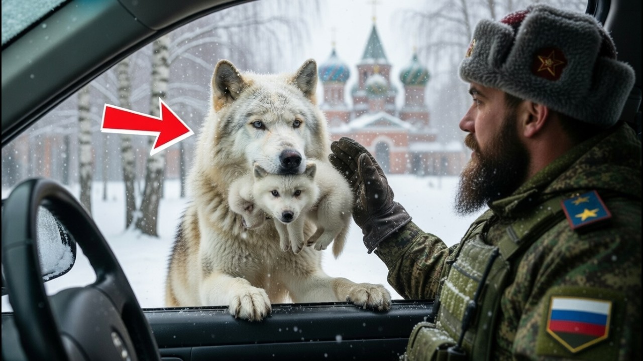 Раненая волчица несла детёныша через метель — пока бывший спецназовец не увидел её глаза