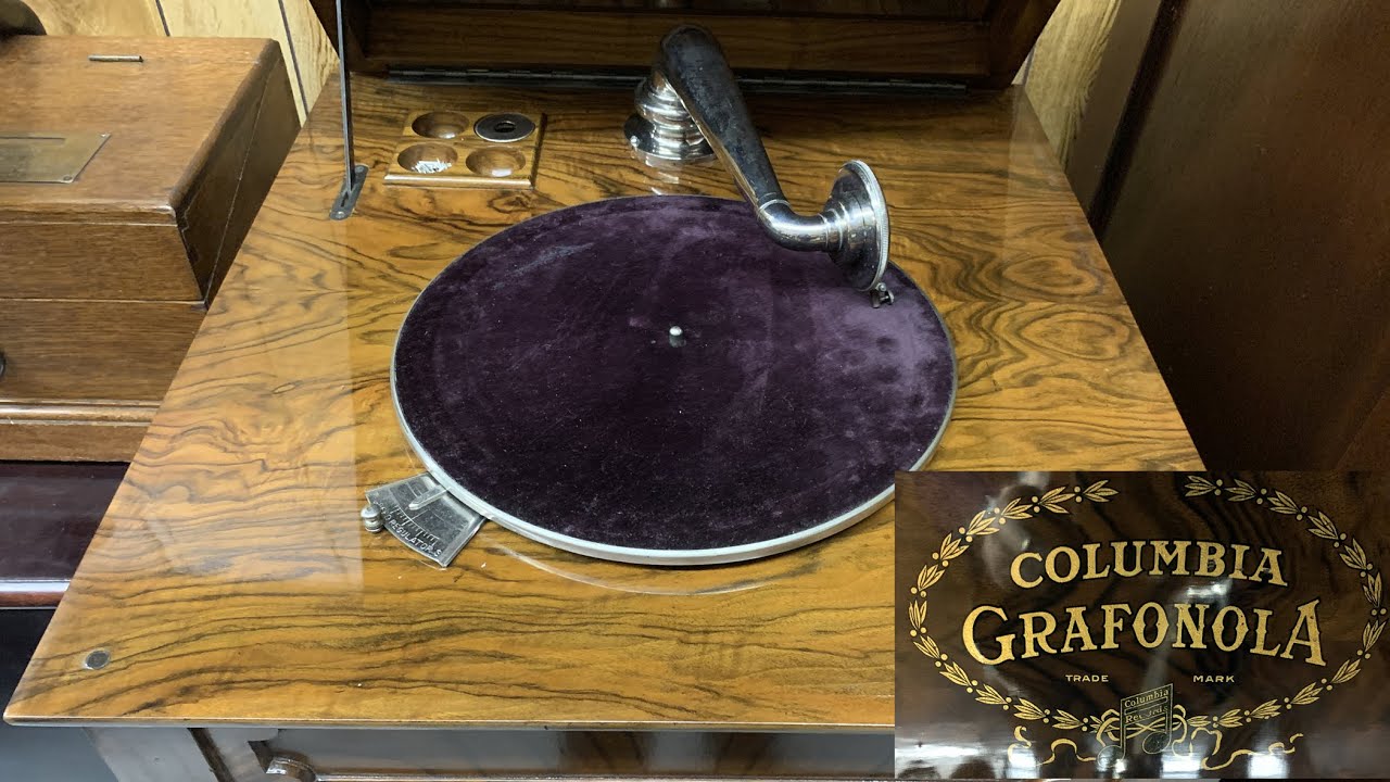 Columbia Grafonola Gramophone Phonograph 78 RPM Record Player