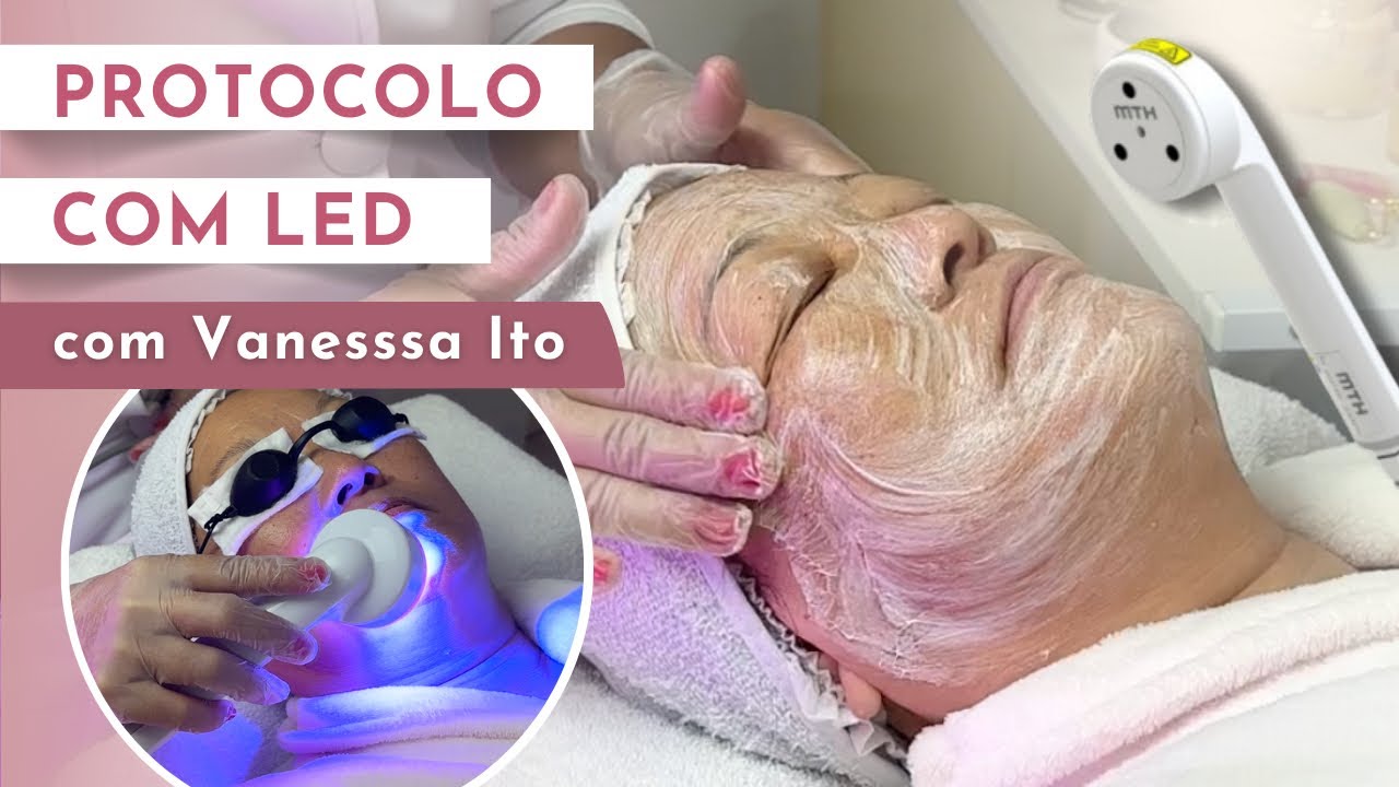 PROTOCOLO FACIAL EM PELE MADURA COM LED