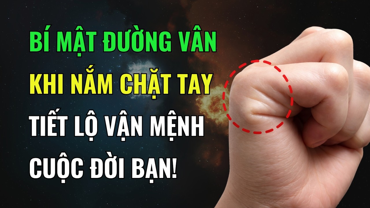 Nắm Chặt Bàn Tay Lại! Số Đường Vân Xuất Hiện Tiết Lộ Vận Mệnh Thật Sự Của Bạn | Trí Tuệ Phật Giáo