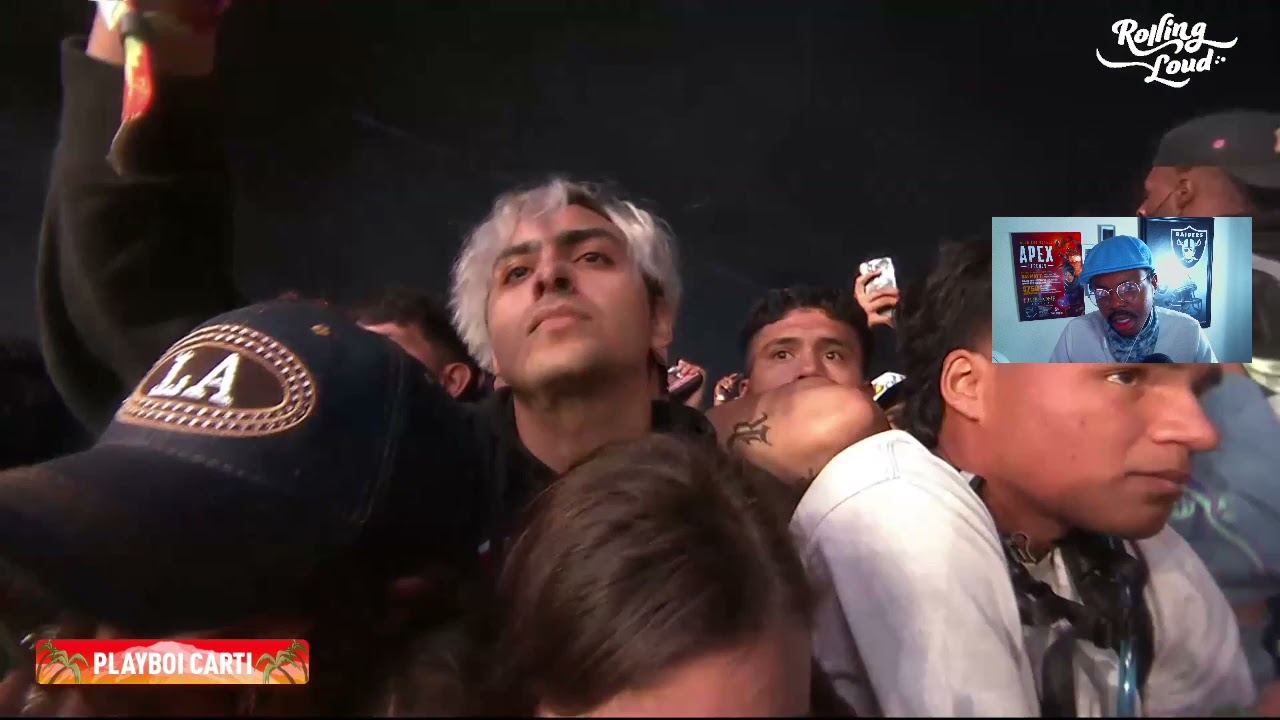 PLAYBOI CARTI ROLLING LOUD LA DAY 3 full set (LIVE REACTION) !!!
