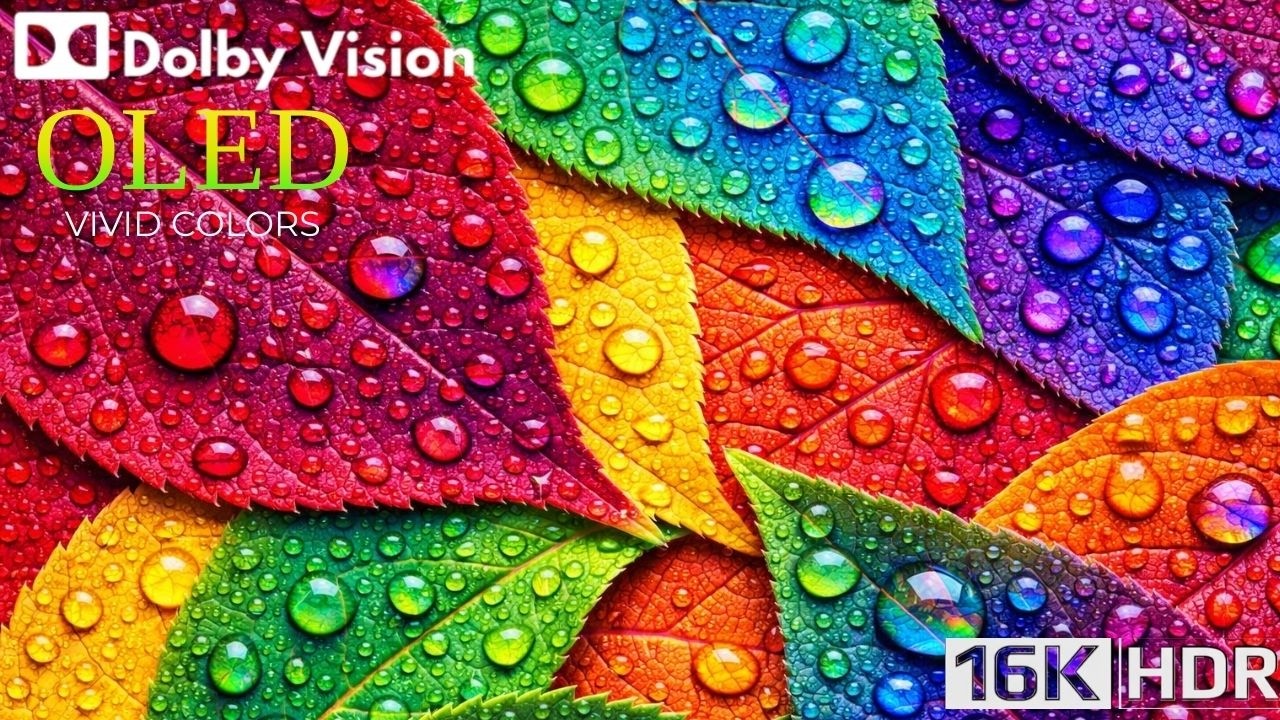 16K HDR Dolby Vision Color Test | Most Colorful Nature | 4K & 8K TV