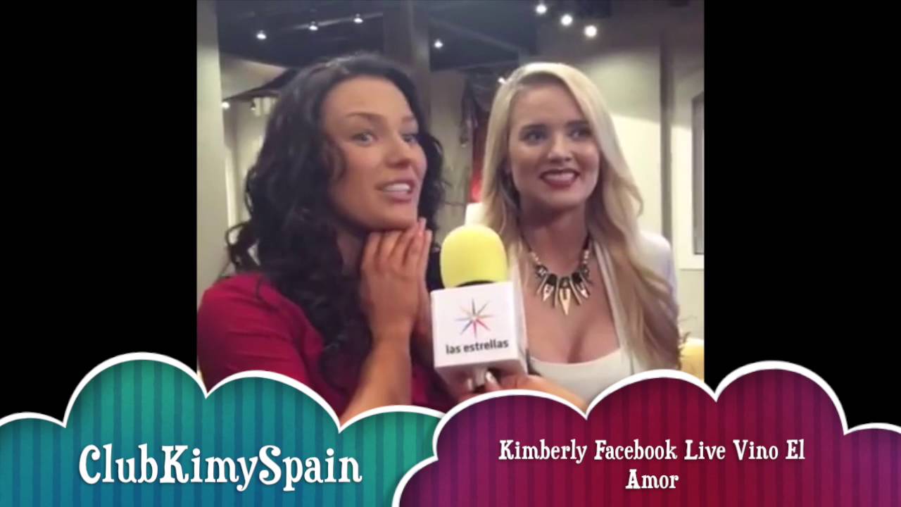Kimberly Facebook Live De VINO EL AMOR