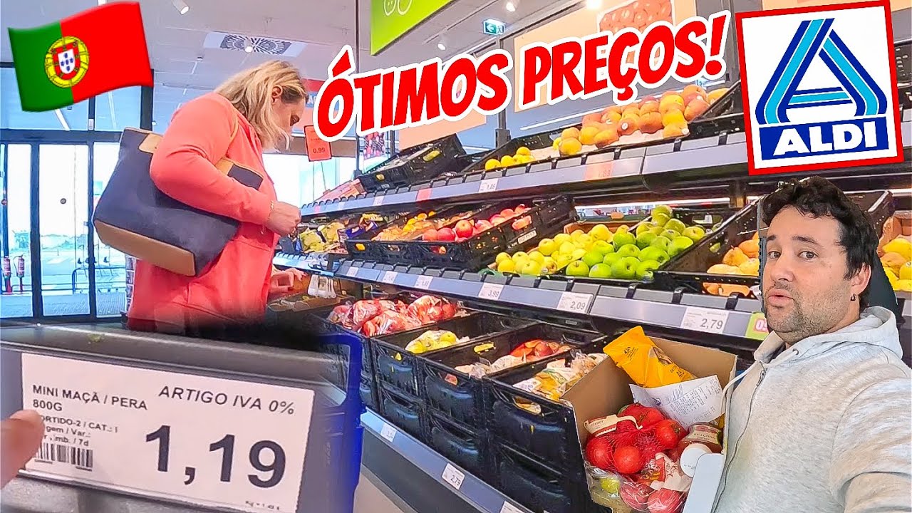 COMPRAS NO SUPERMERCADO ALDI EM PORTUGAL 🇵🇹