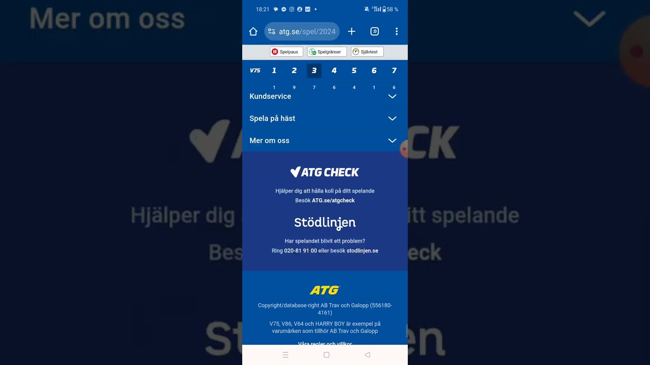 V75 Kalmar 23/6-24 Jackpot 60 miljoner!