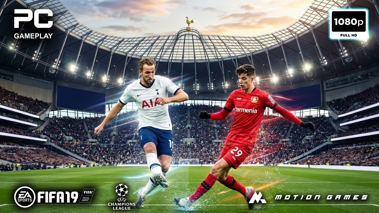 Тоттенхэм Хотспур против Байер Леверкузен | FIFA 19 Геймплей [1080p HD] Полный матч