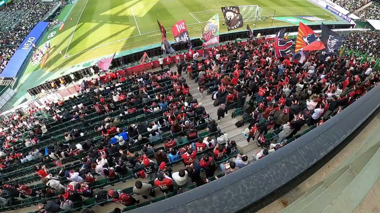 [260301] 부천FC1995 전북 원정 전반전/Come on Reds/부천 박수/Ale Bucheon/끝까지 널 노래해/저 빛나는 별처럼