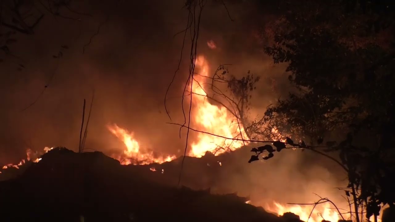 Incendios registrados en las últimas horas