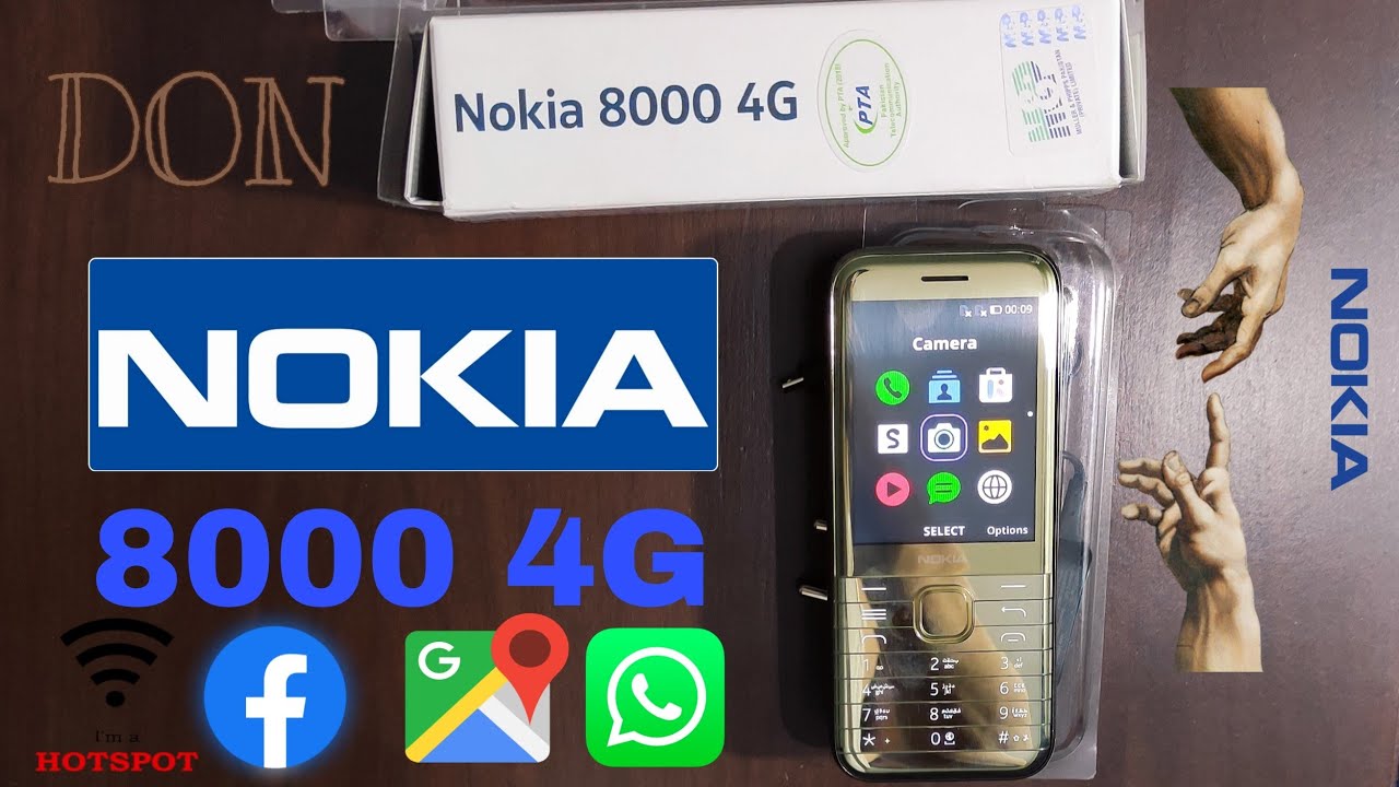 NOKIA 8000 4G UNBOXING | FULL REVIEW | CAMERA TEST