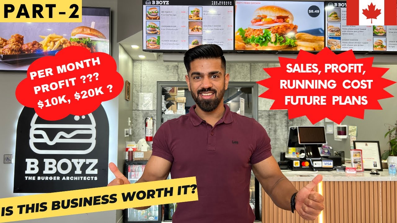 PART-2 HOW TO START BUSINESS IN CANADA | SALES, PROFIT, RUNNING COST OF RESTAURANT #toronto #canada