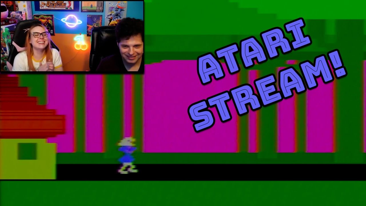 Erin Plays and Mike Matei Stream ATARI 2600 Games!