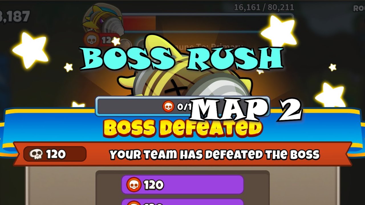 Boss Rush Map 2 | Pops 120 | BTD6 Boss Tutorial | DREADBLOON | 2 january