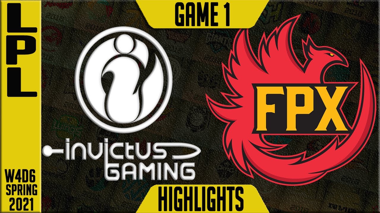 IG vs FPX Highlights Game 1 | LPL Spring 2021 W4D6 | Inmvictus Gaming vs FunPlus Phoenix