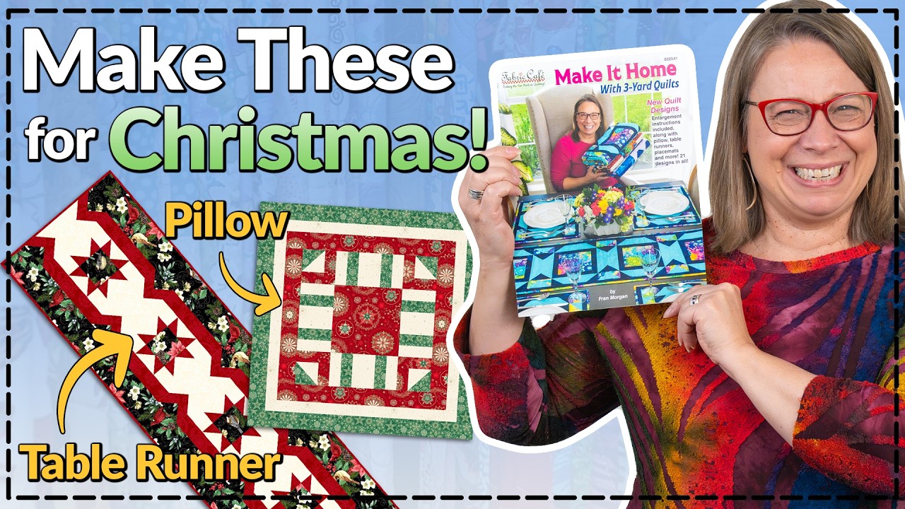 5 FAST Christmas Quilt Projects! 🎅🏼