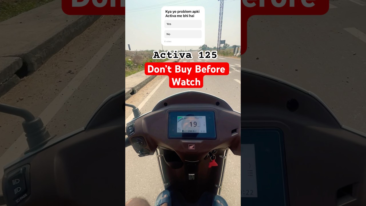 Honda Activa ki worst problem #honda #activa #125cc