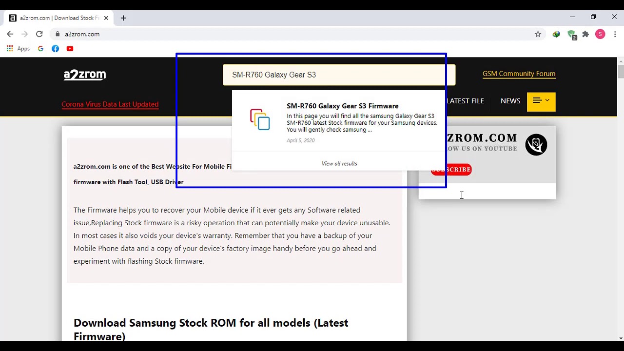 How To Download Samsung SM-R760 Galaxy Gear S3 Stock Firmware (Flash File) For Update Android Device