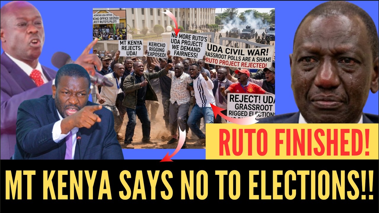RUTO FINISHED! CHAOS ERUPT IN MT KENYA AS UDA GRASSROOT ELECTION CRUSHED LIVE ON CAMERA,WANTAM ROCKS