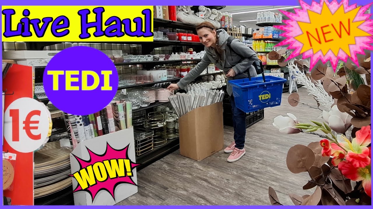 Tedi Live Shopping Neuheiten