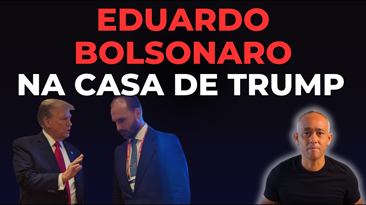 Eduardo BOLSONARO da entrevista na casa de TRUMP e Fala sobre eleições